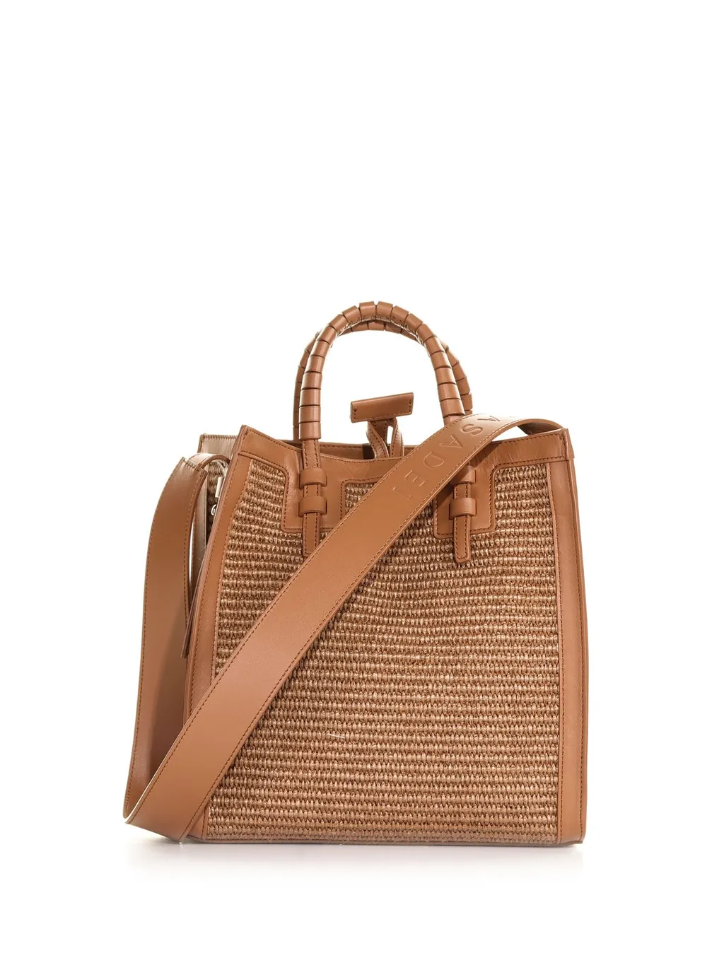 Baurivage Woven Top Handle Bag