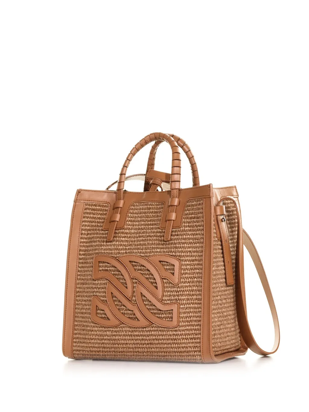 Baurivage Woven Top Handle Bag