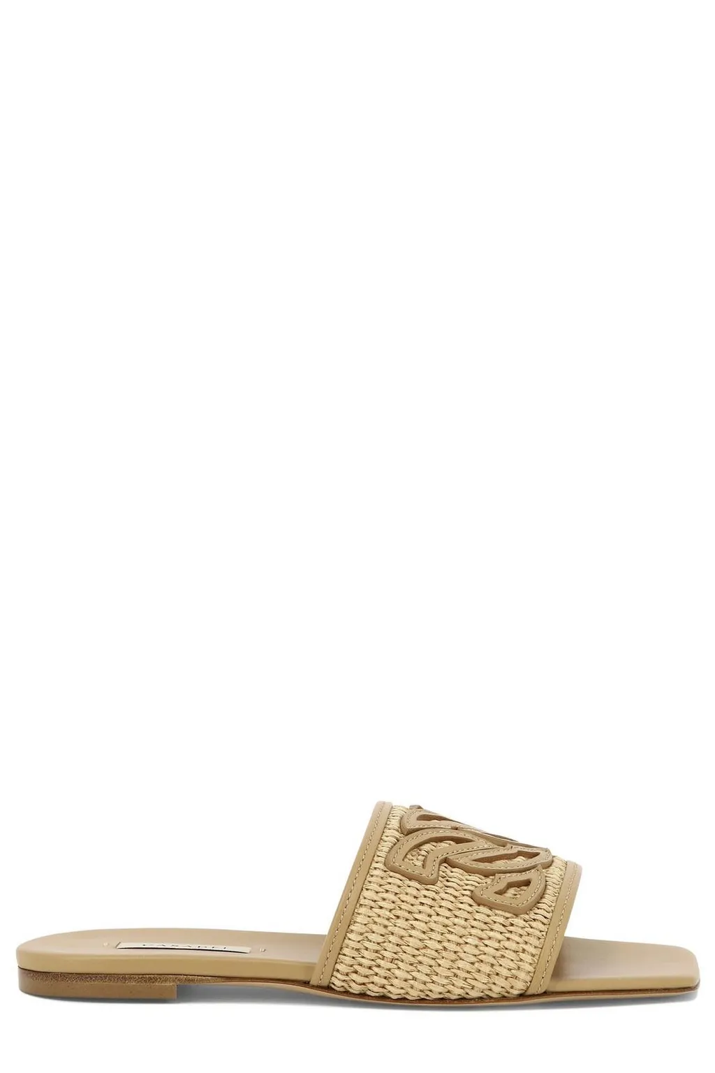 Portofino Logo-Patch Square-Toe Slides