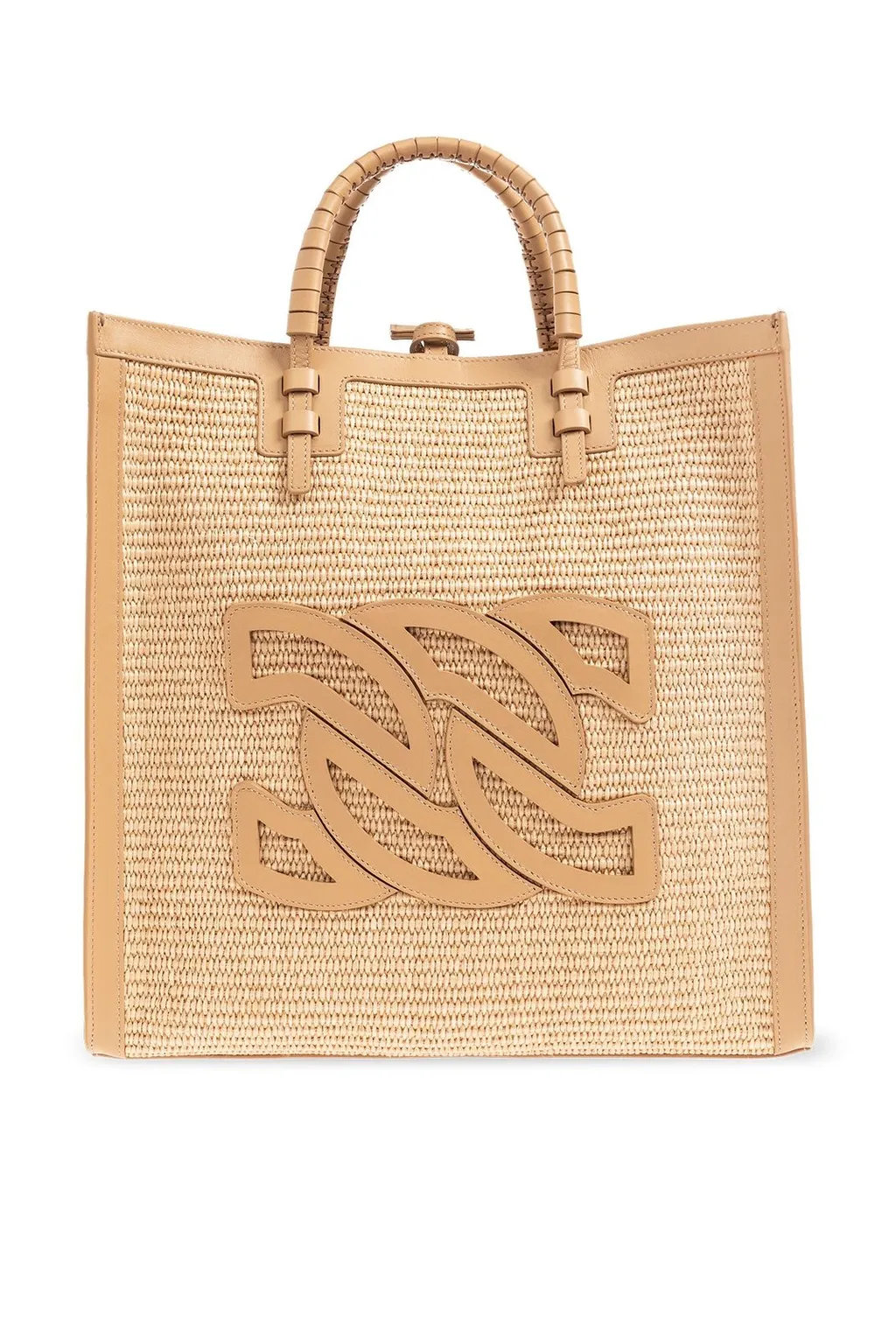 Logo-Detailed Top Handle Bag