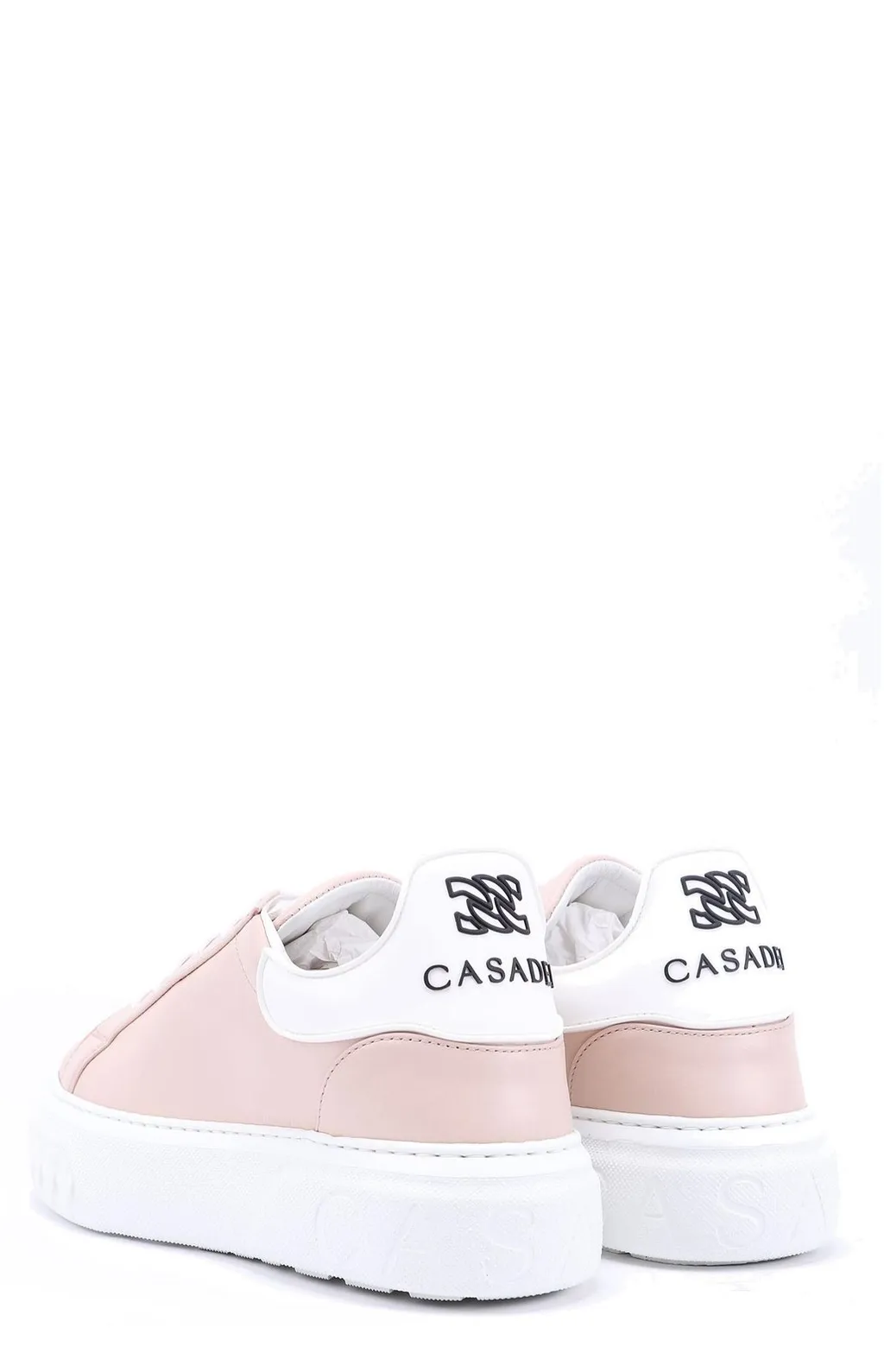 Round-Toe Lace-Up Sneakers