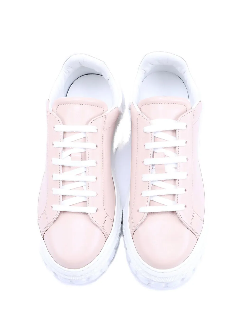 Round-Toe Lace-Up Sneakers