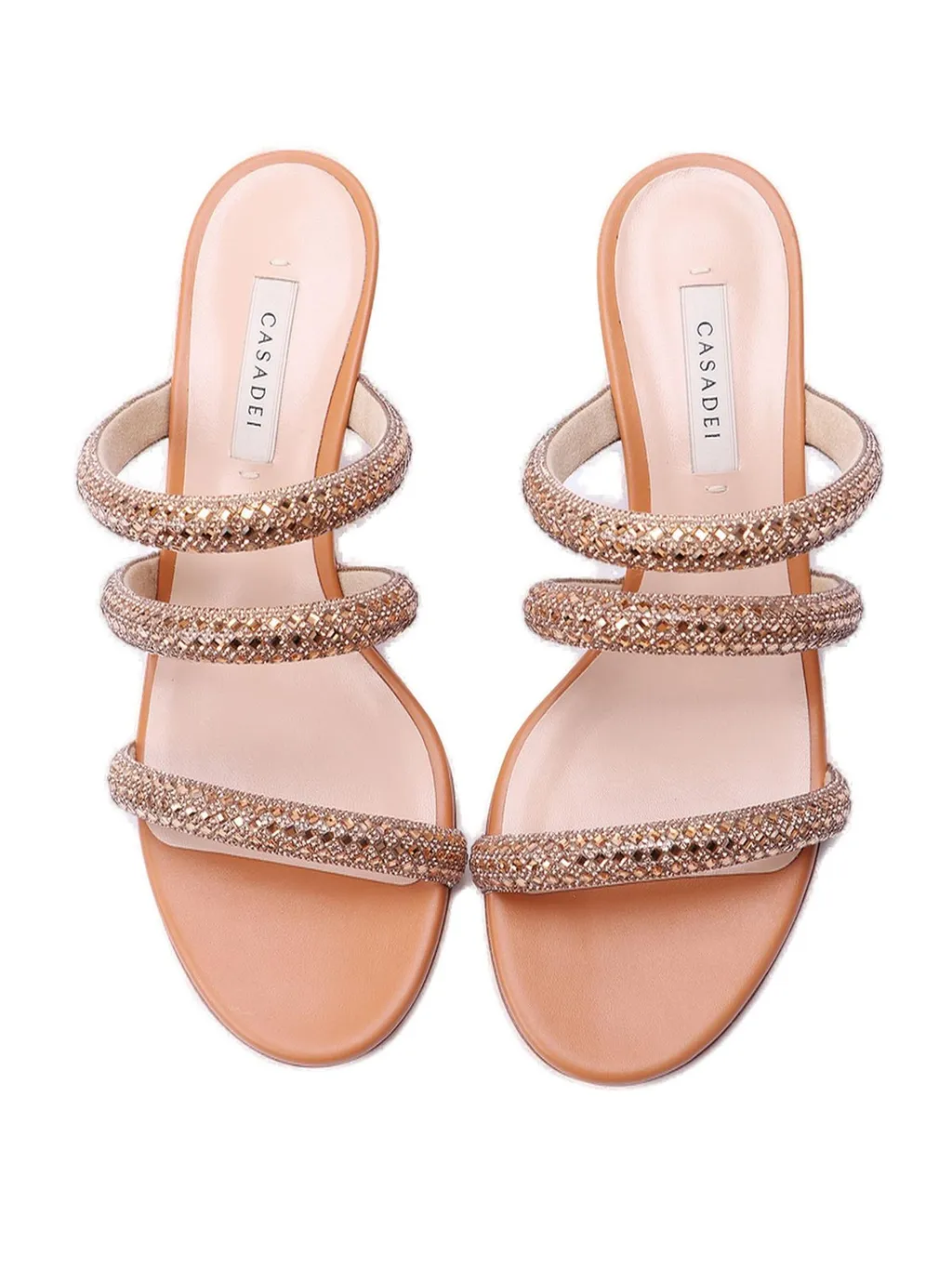Embellished Slip-On Sandals
