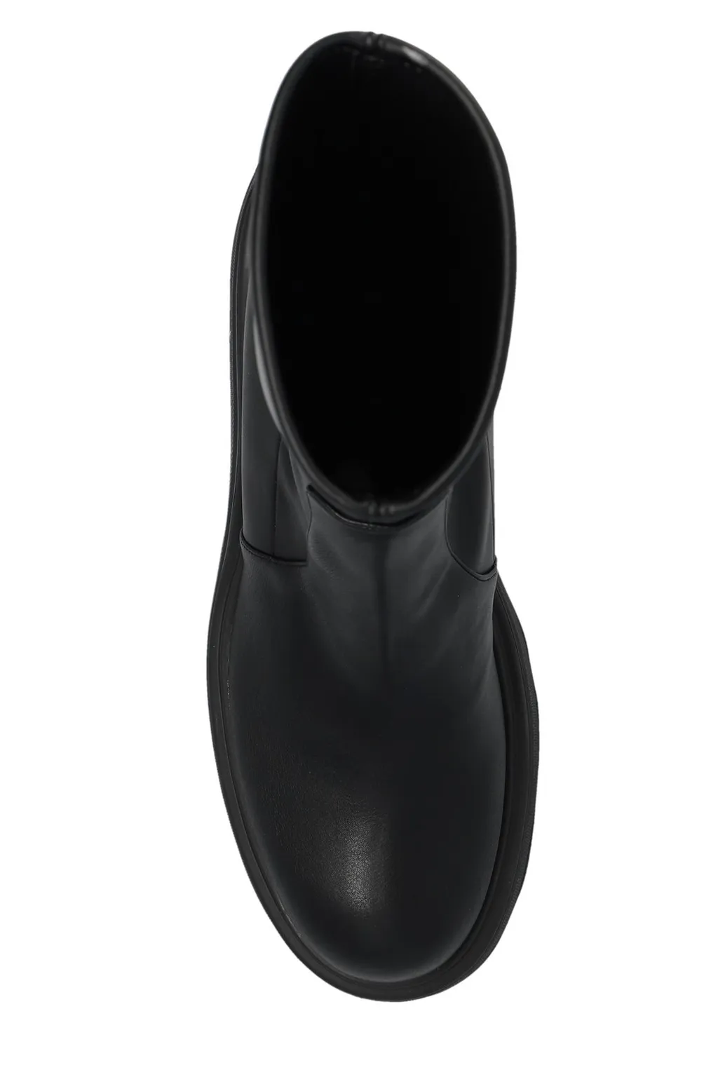 Pull-On Platform Ankle Boots