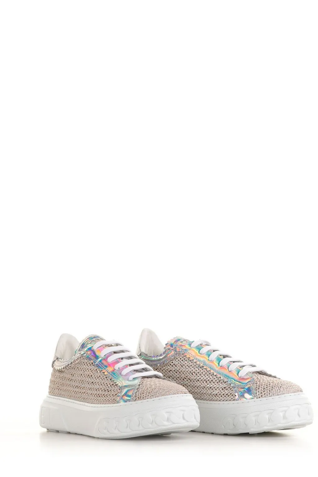 Off Road Woven Lace-Up Sneakers