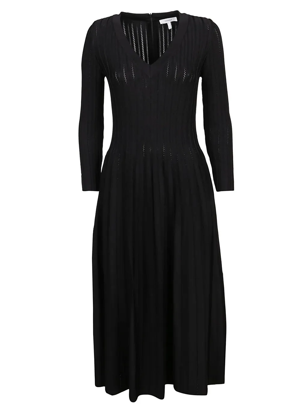 V-Neck Midi Dress