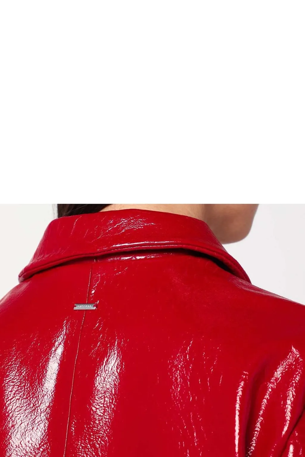 Glossy Cropped Jacket