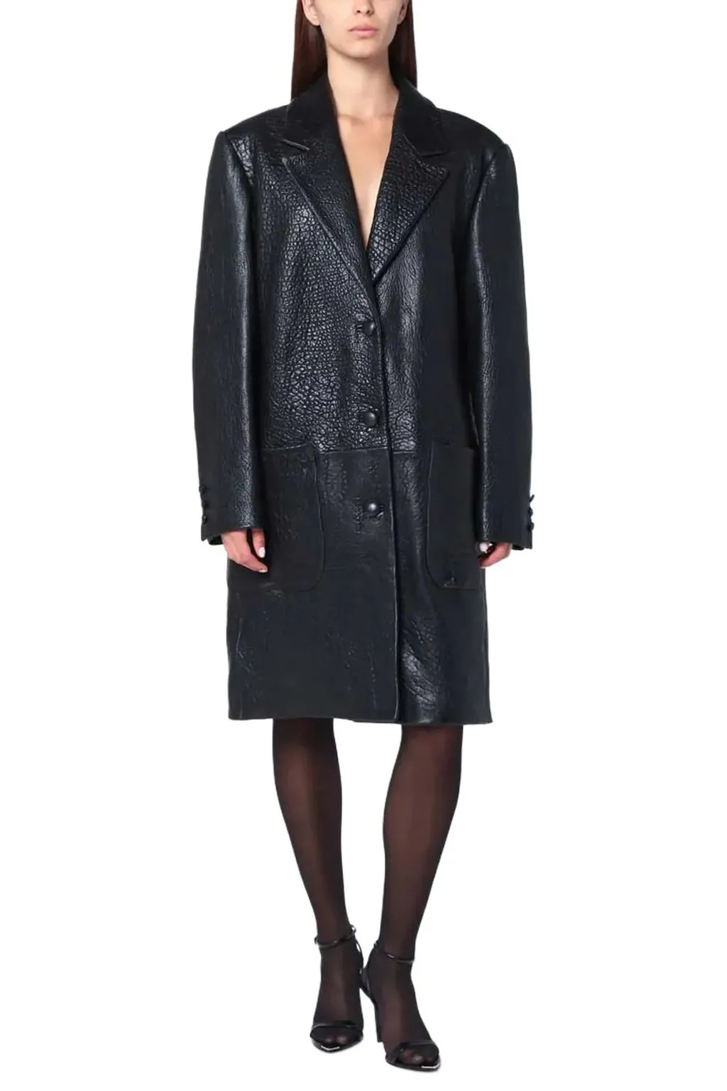 Textured Long Jacket