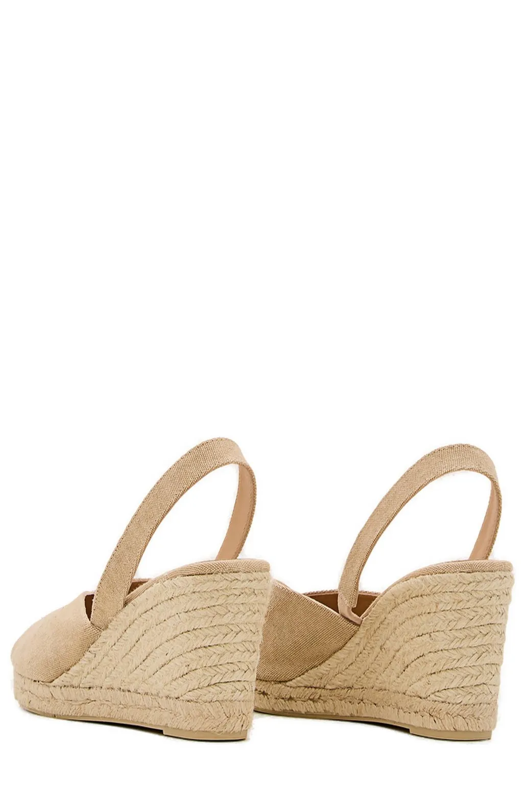 Brisa Slingback Peep Toe Wedge Espadrilles