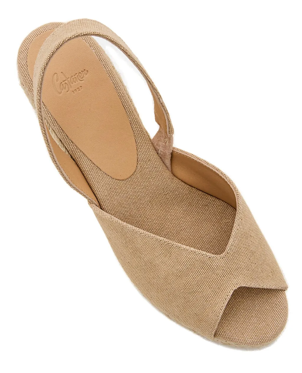 Brisa Slingback Peep Toe Wedge Espadrilles