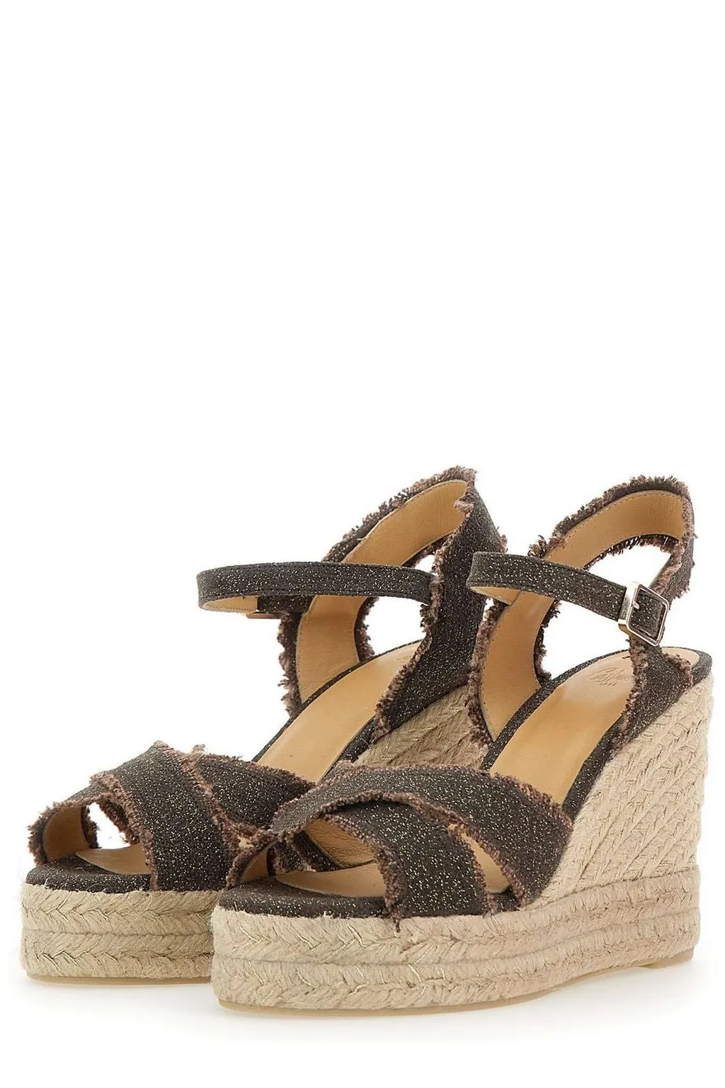 Bromelia Ankle Strap Wedge Espadrilles