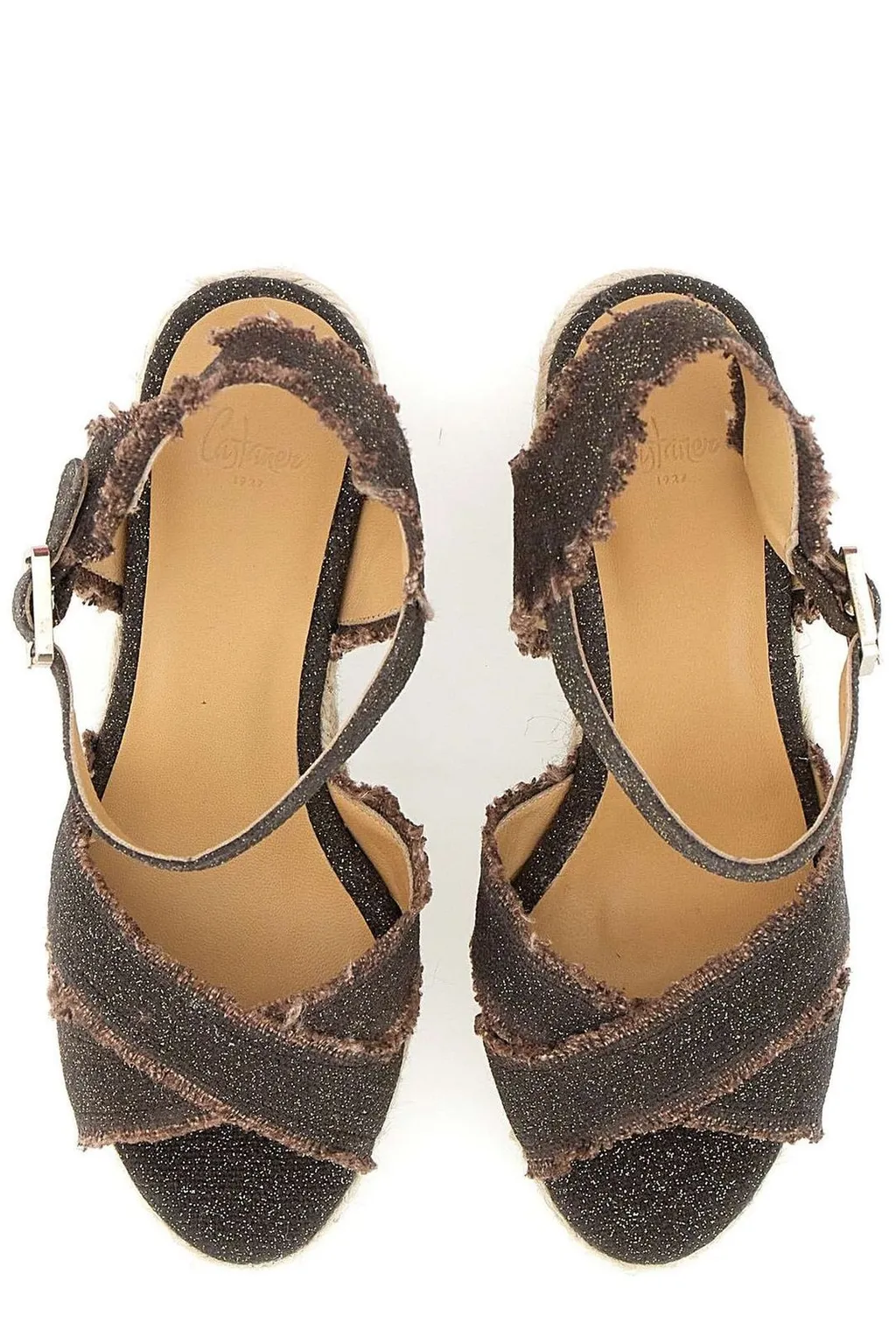 Bromelia Ankle Strap Wedge Espadrilles