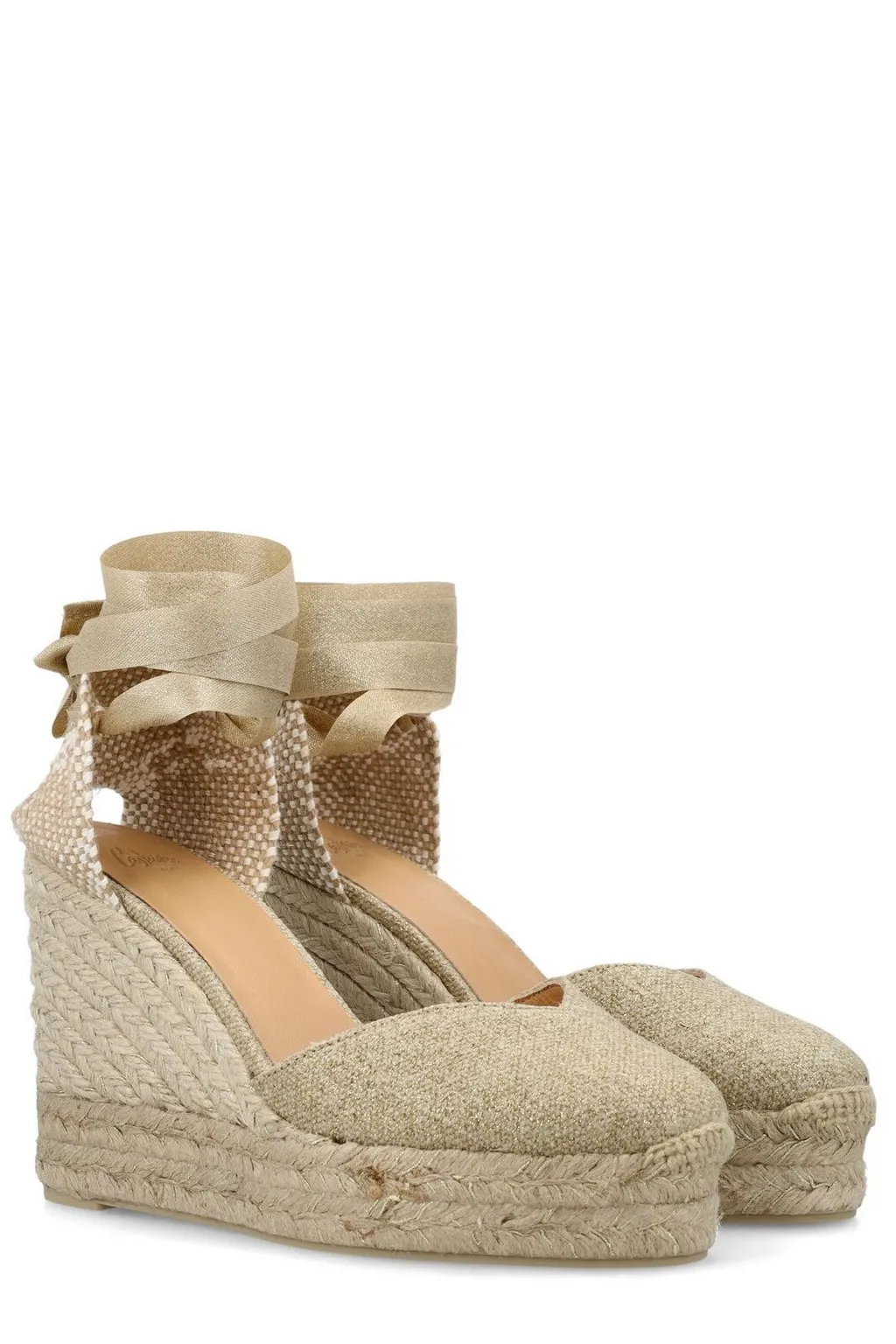 Chiara Lace-Up Wedge Espadrilles