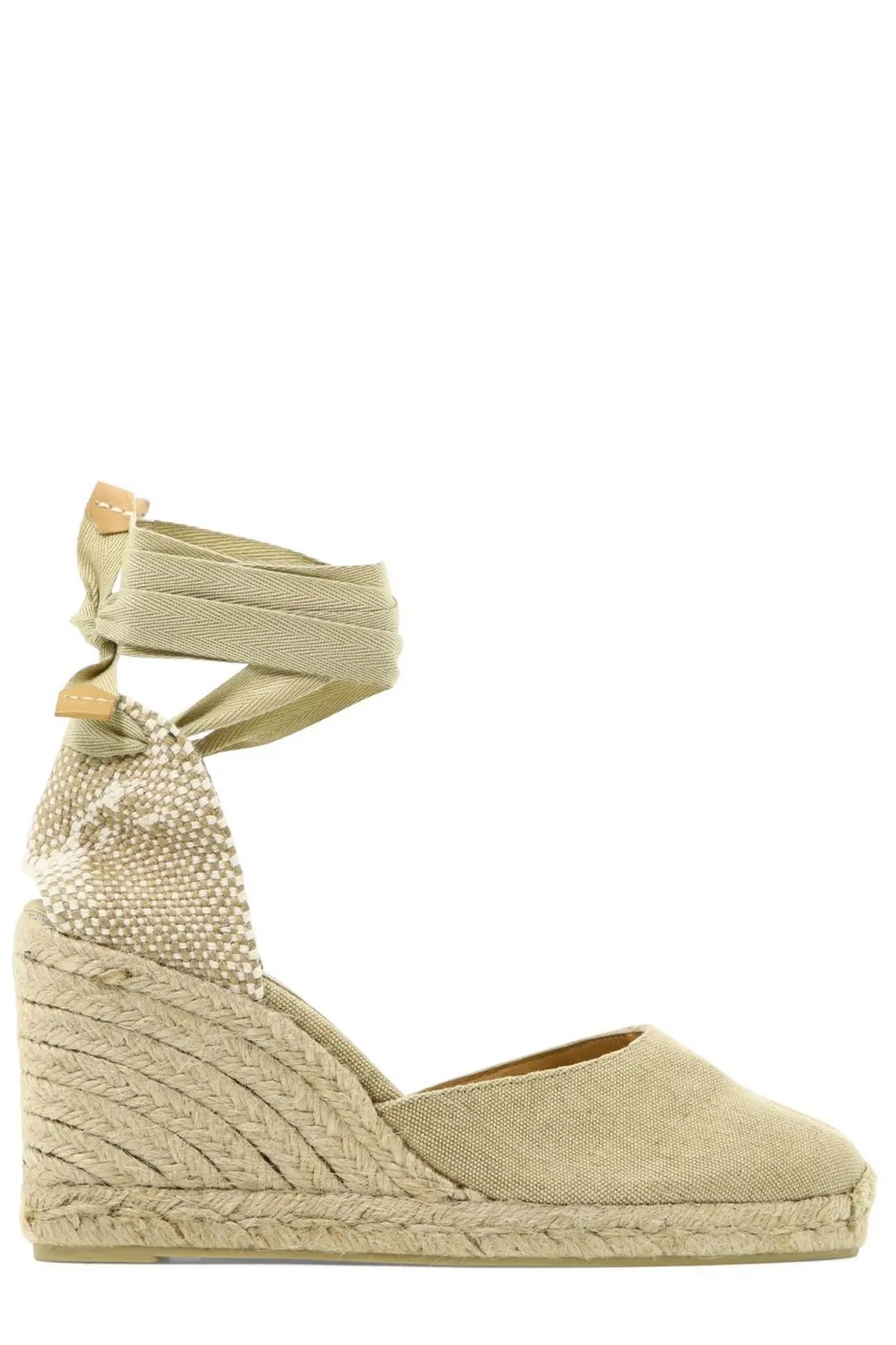 Round Toe Tie-Fastened Espadrilles