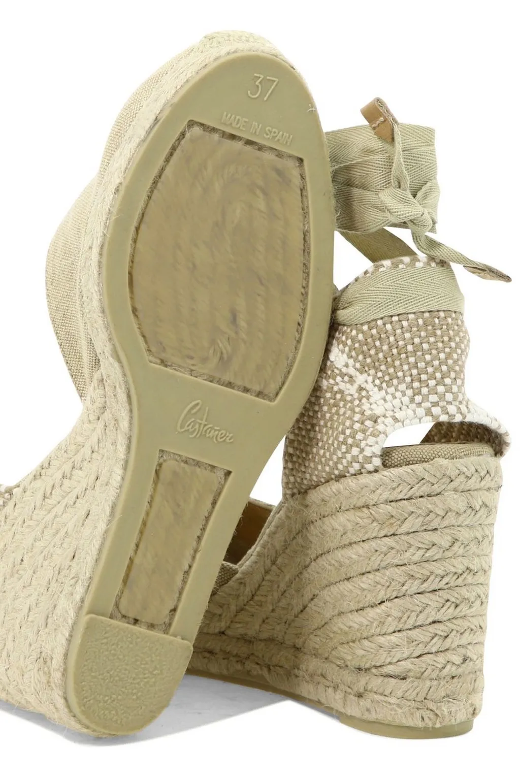 Round Toe Tie-Fastened Espadrilles
