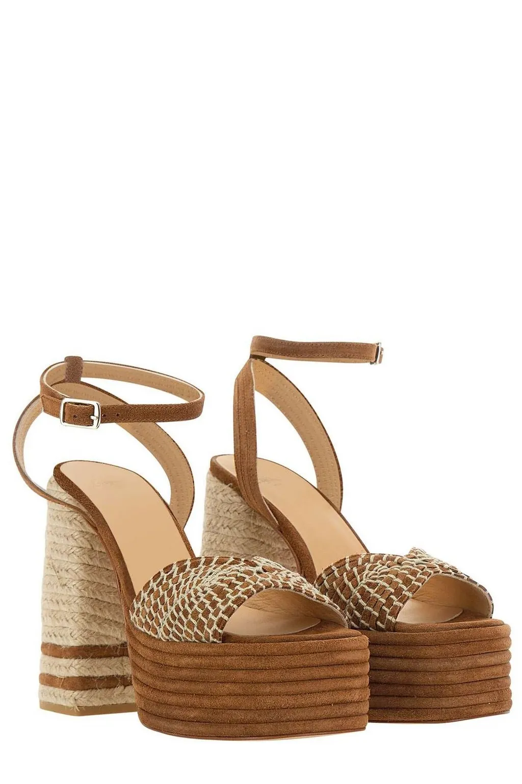 Ferosa Platform Ankle Strap Sandals