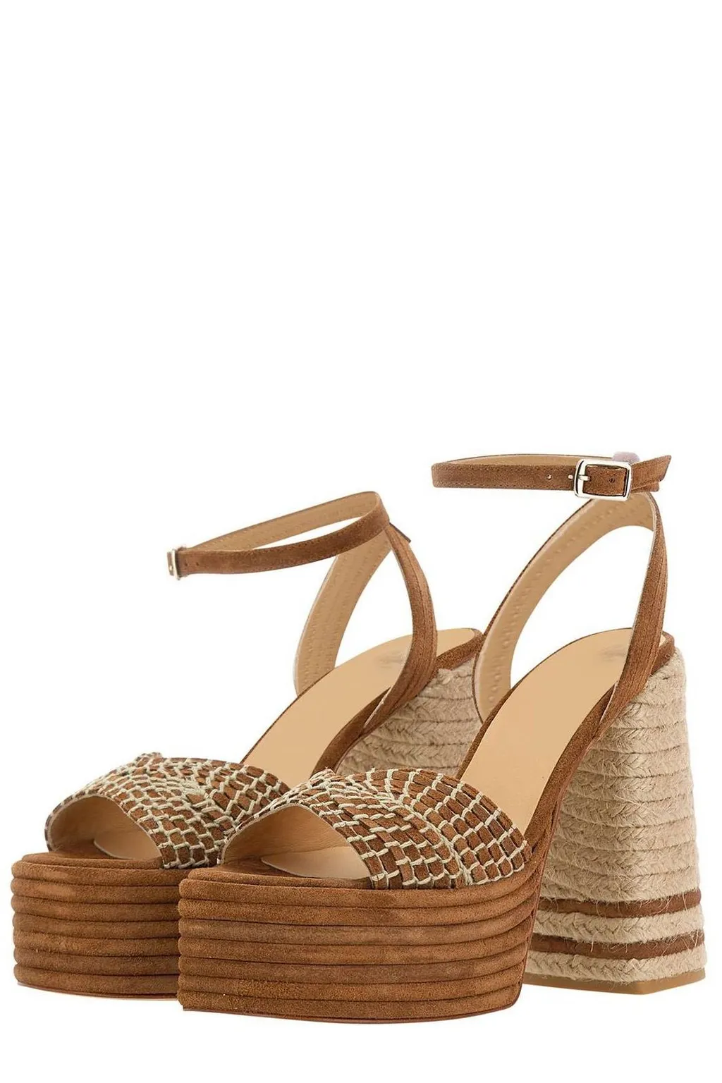 Ferosa Platform Ankle Strap Sandals