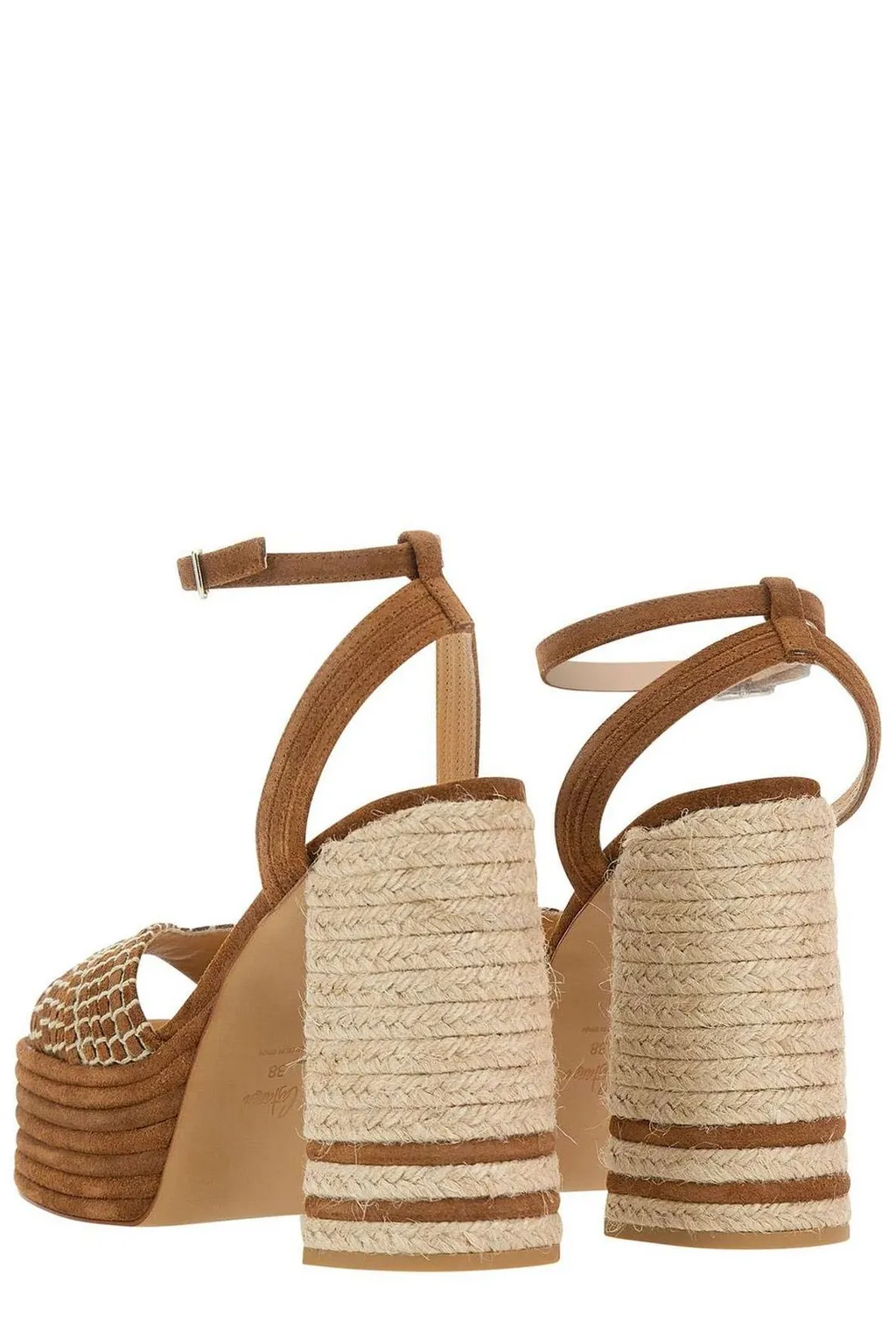 Ferosa Platform Ankle Strap Sandals