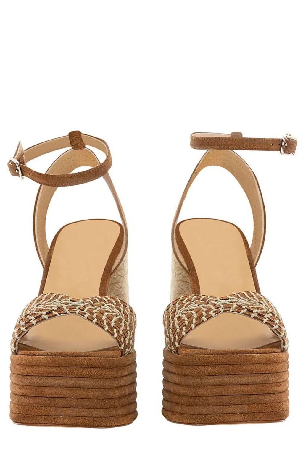 Ferosa Platform Ankle Strap Sandals