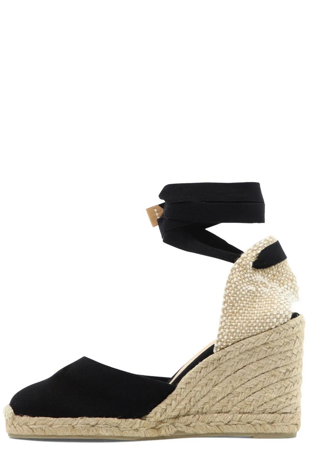 Carina Ankle-Tie Wedge Pumps