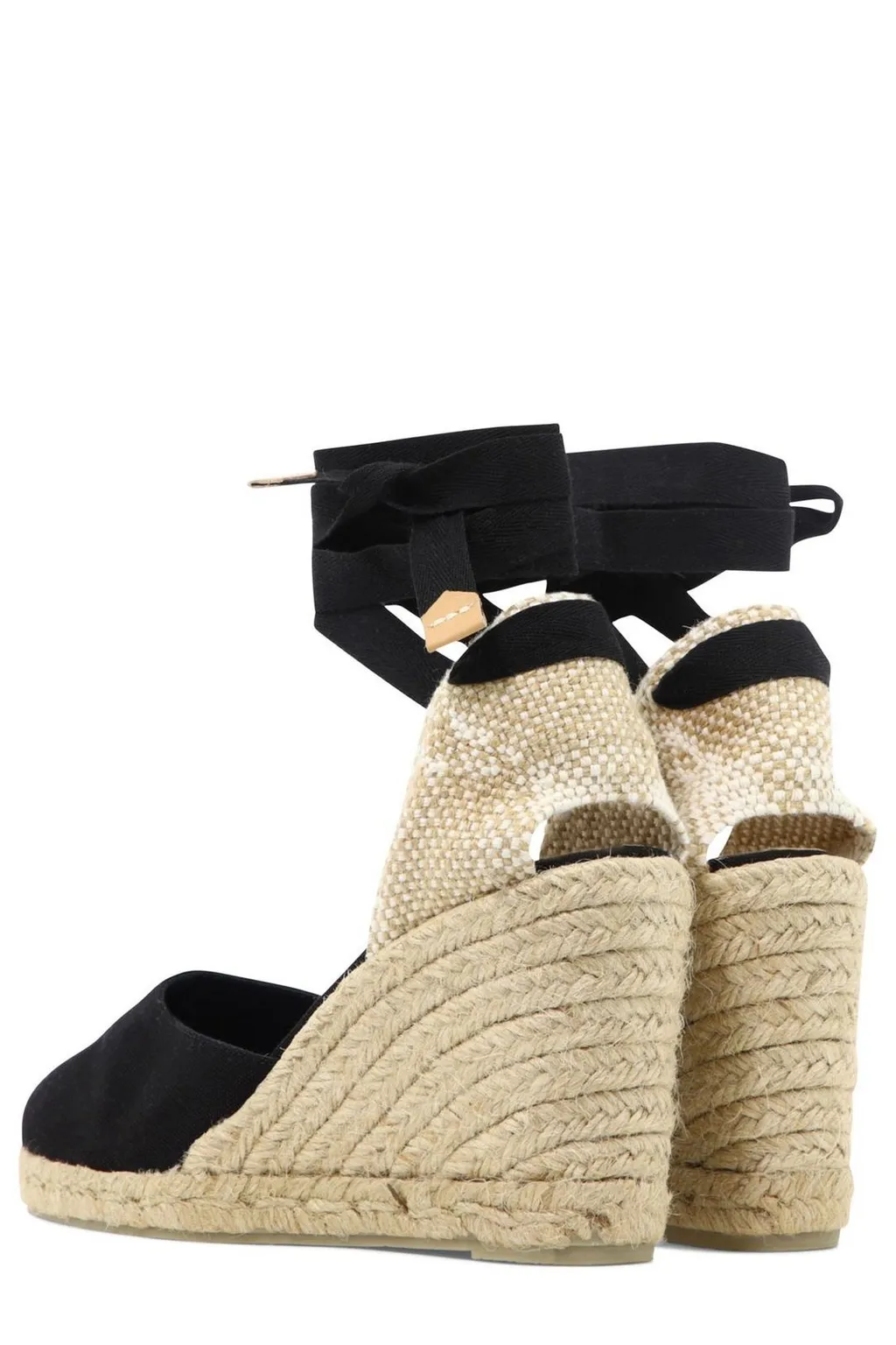 Carina Ankle-Tie Wedge Pumps