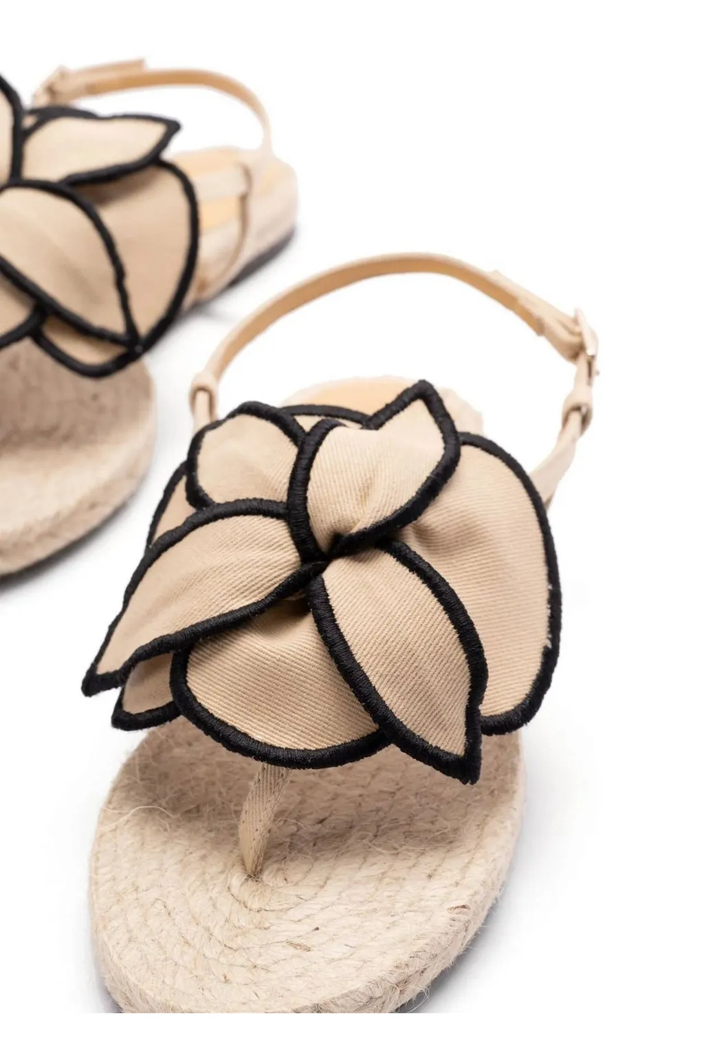 Floral Embellished Flats