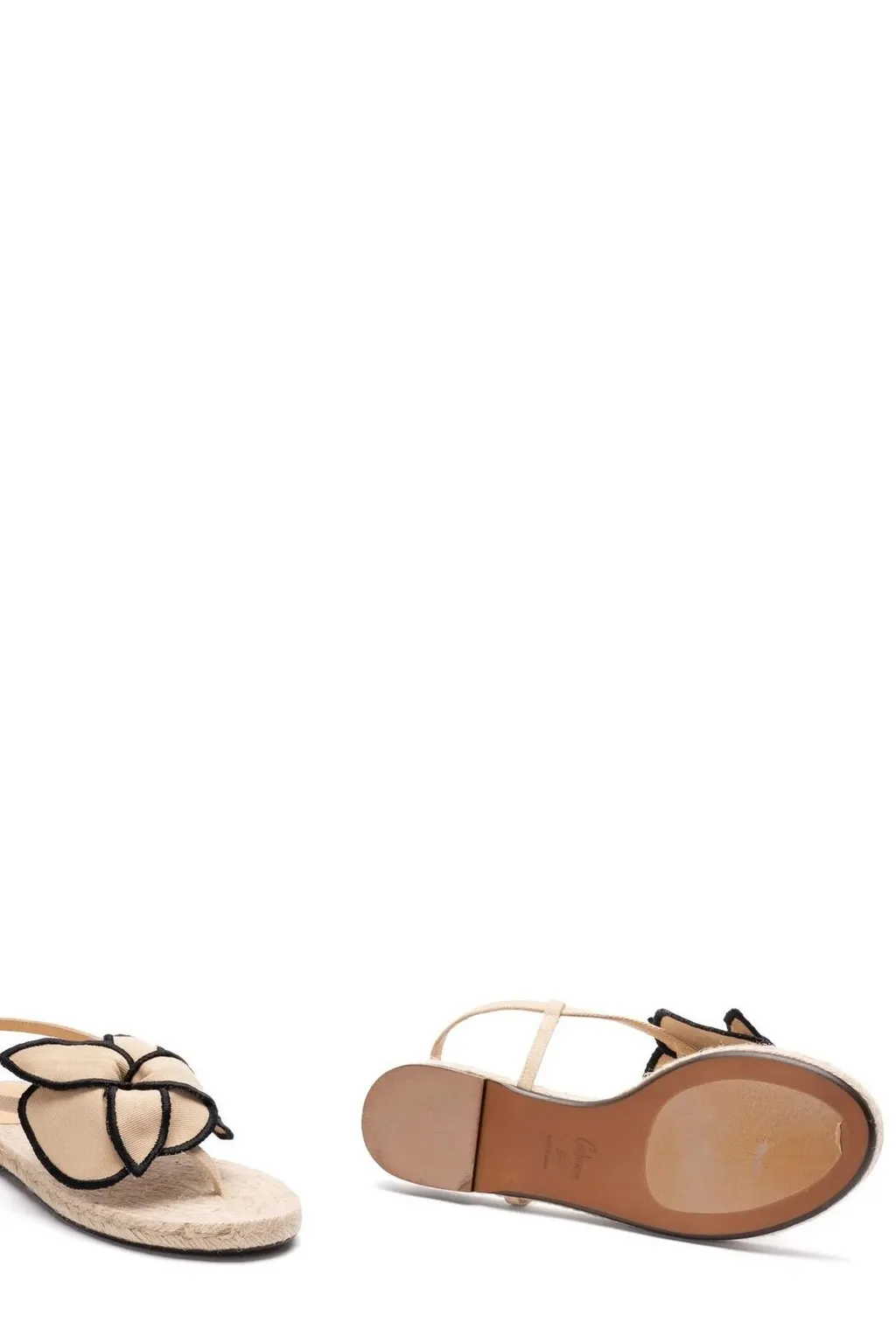 Floral Embellished Flats