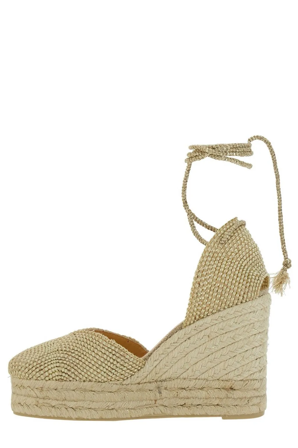 Cora Lace-Up Wedge Espadrilles