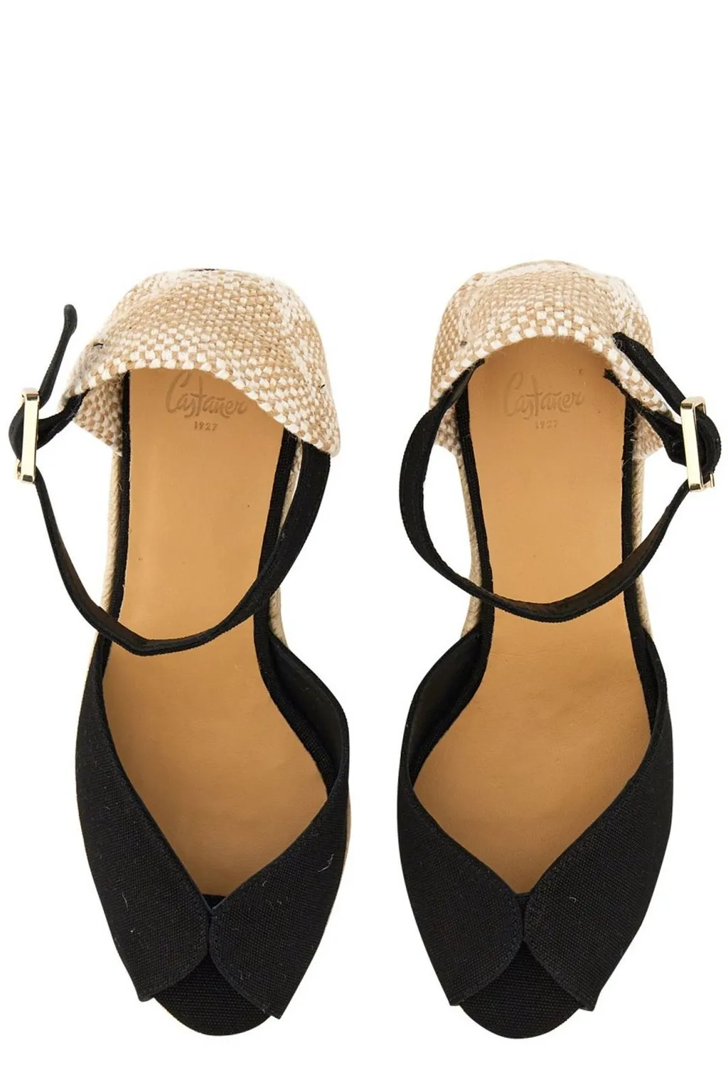 Bianca Peep-Toe Wedge Sandals