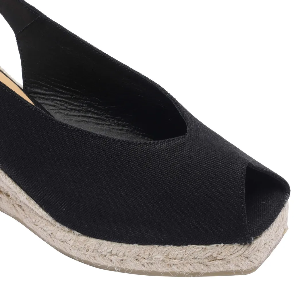 Dosalia Peep-Toe Espadrilles