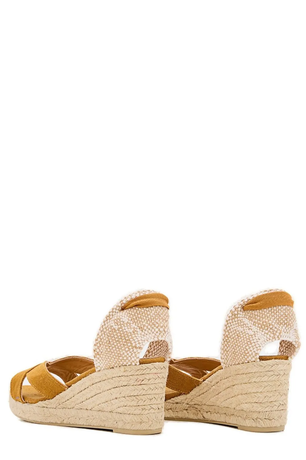 Open-Toe Wedge Espadrilles