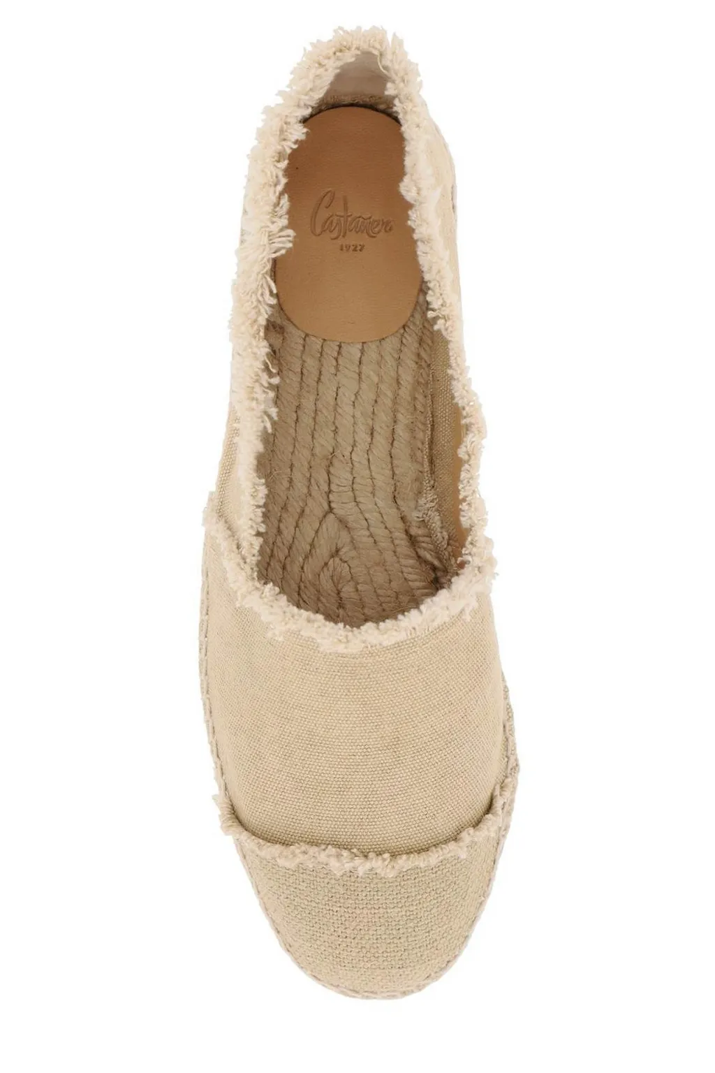 Kampala Fringed Edge Denim Espadrilles