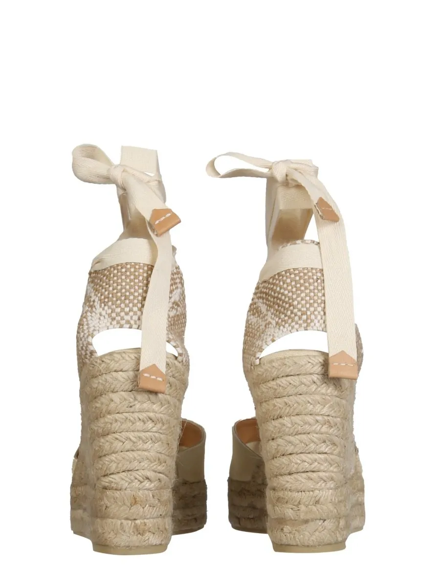 Chiara Almond Toe Wedge Espadrilles