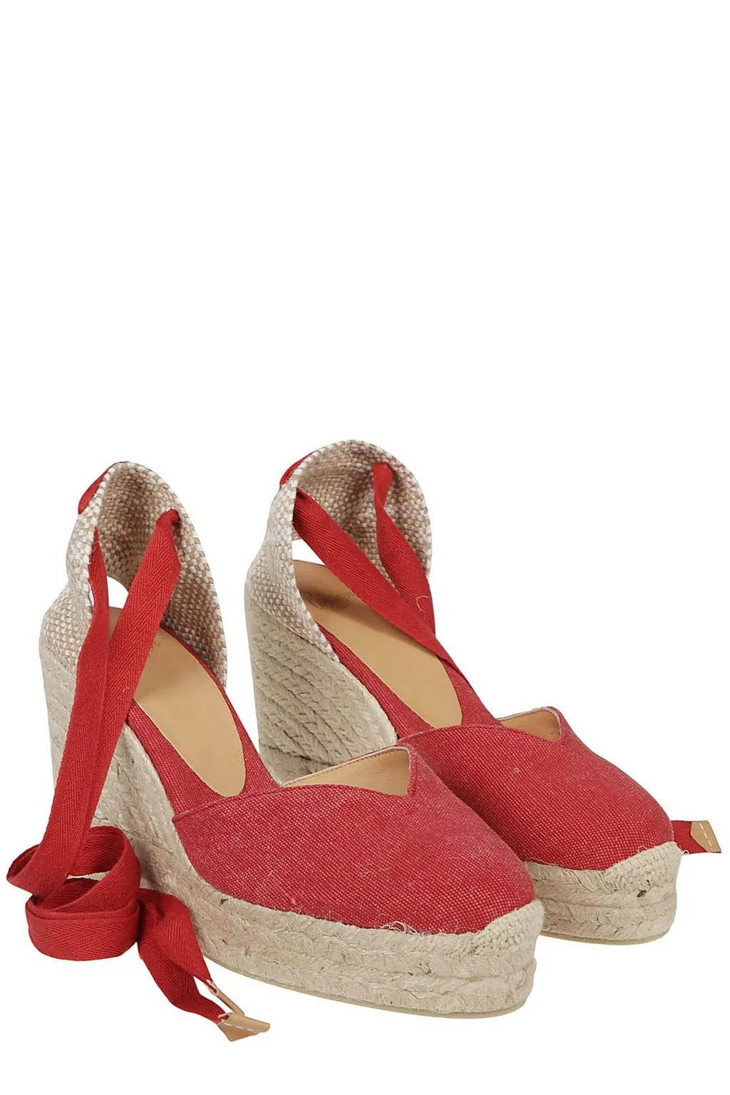 Iconic Chiara Lace-Up Wedge Espadrilles
