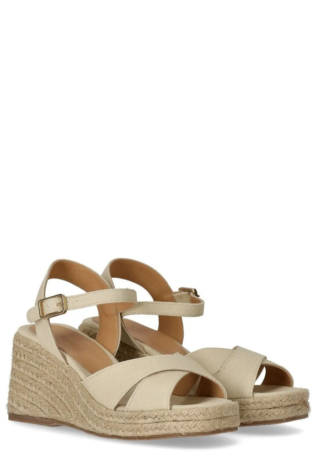 Thea Jute Crossover Strap Sandals