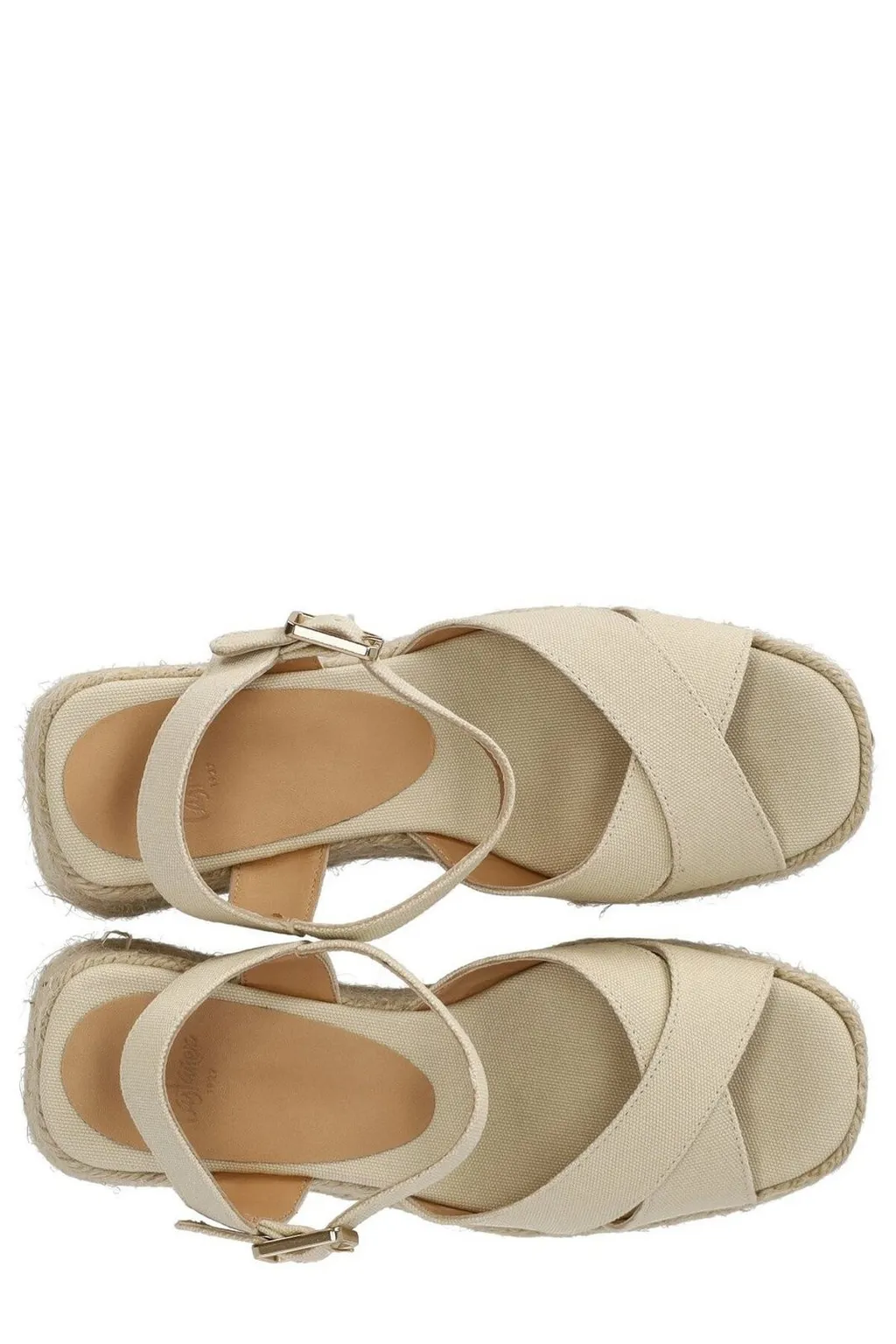Thea Jute Crossover Strap Sandals