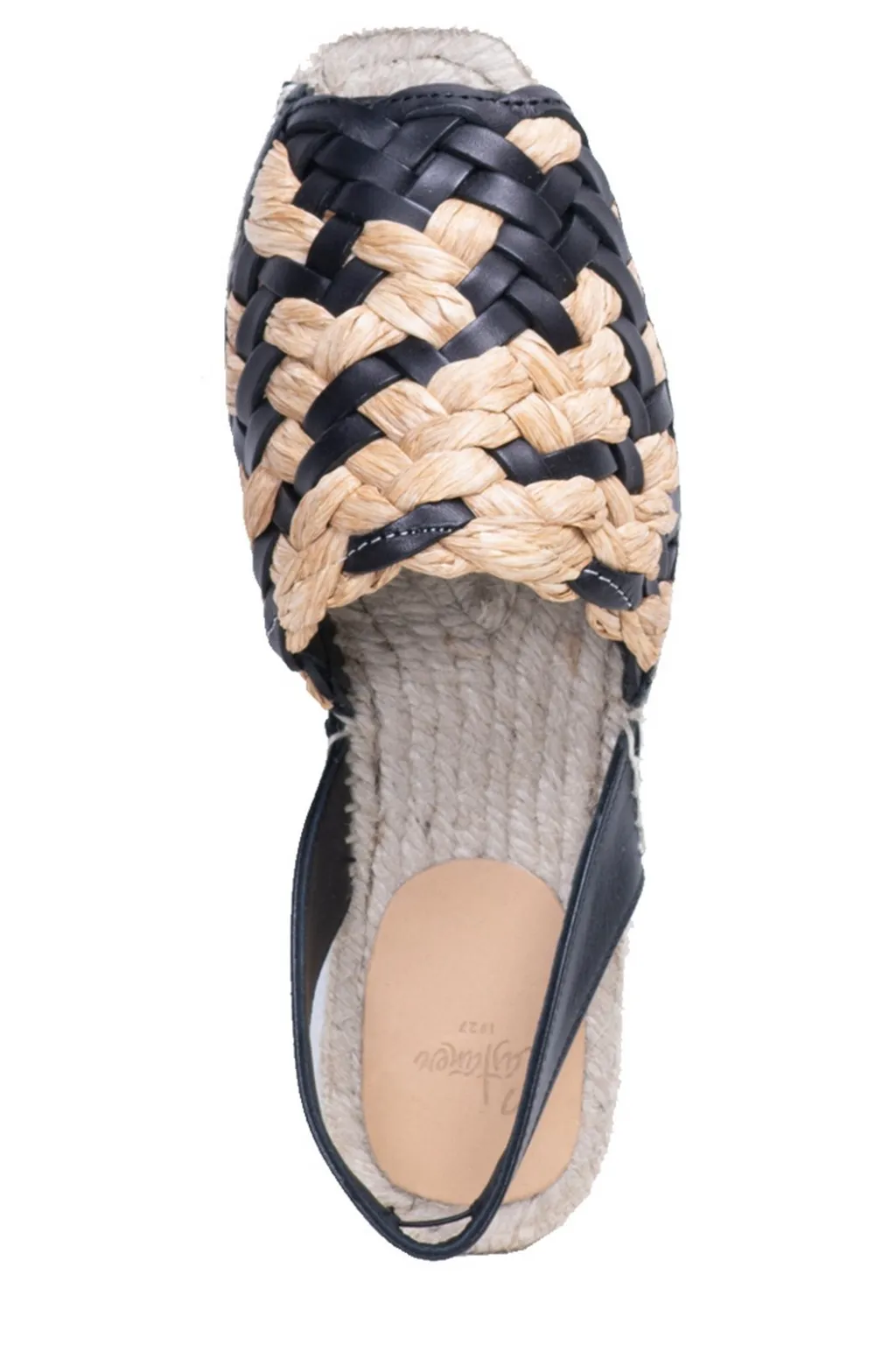 Interwoven Slingback Flat Espadrilles
