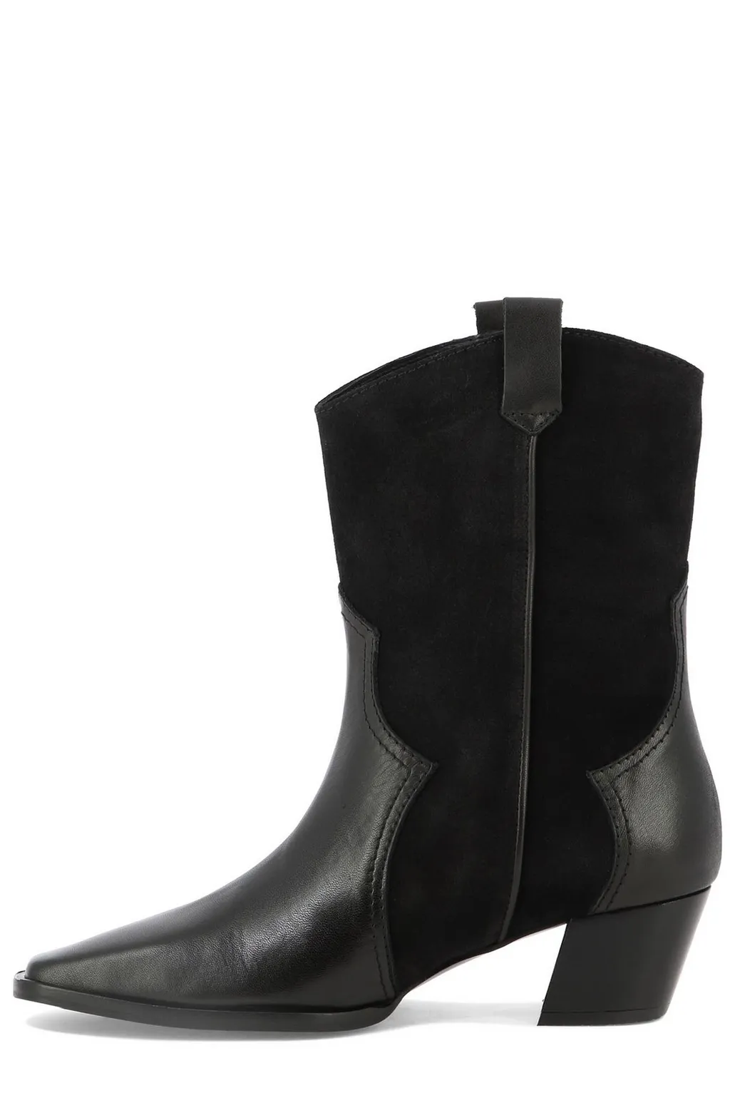 Denise Square Toe Cowboy Ankle Boots