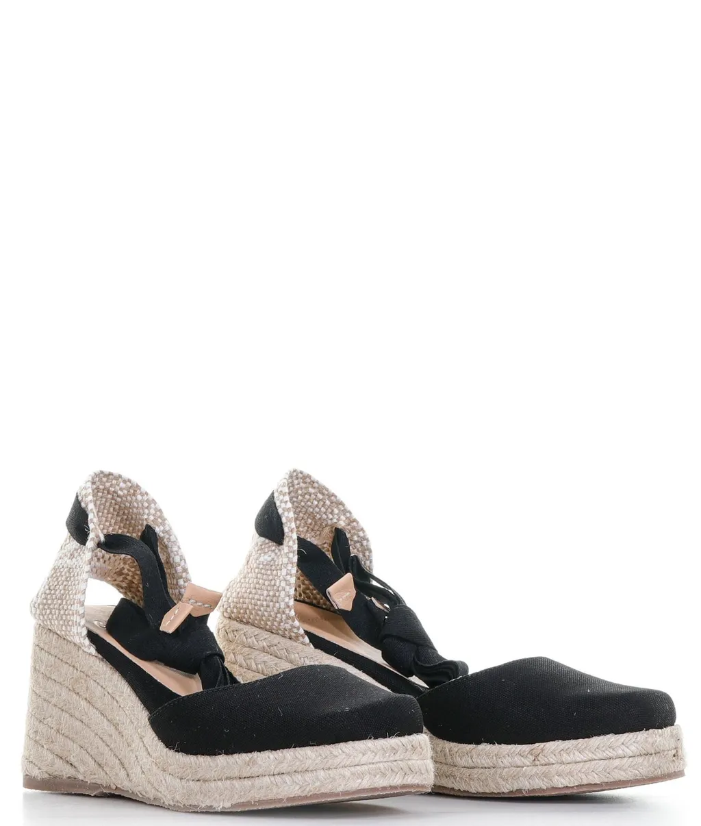 Tina Tie-Fastened Wedge Espadrilles