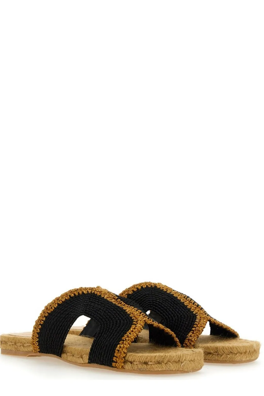 Pura Braided Strap Flat Sandals