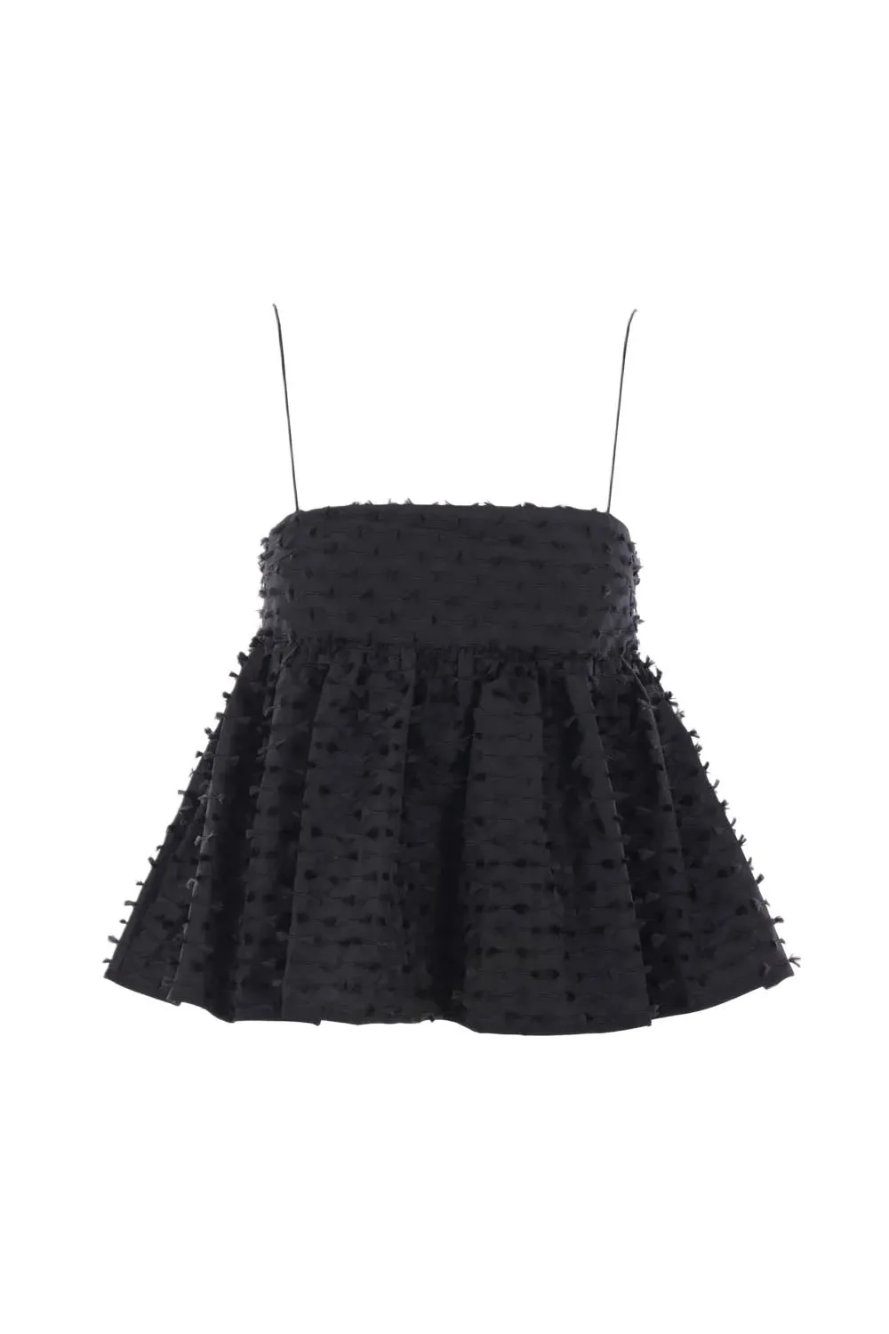 Fil Coupe Peplum Top