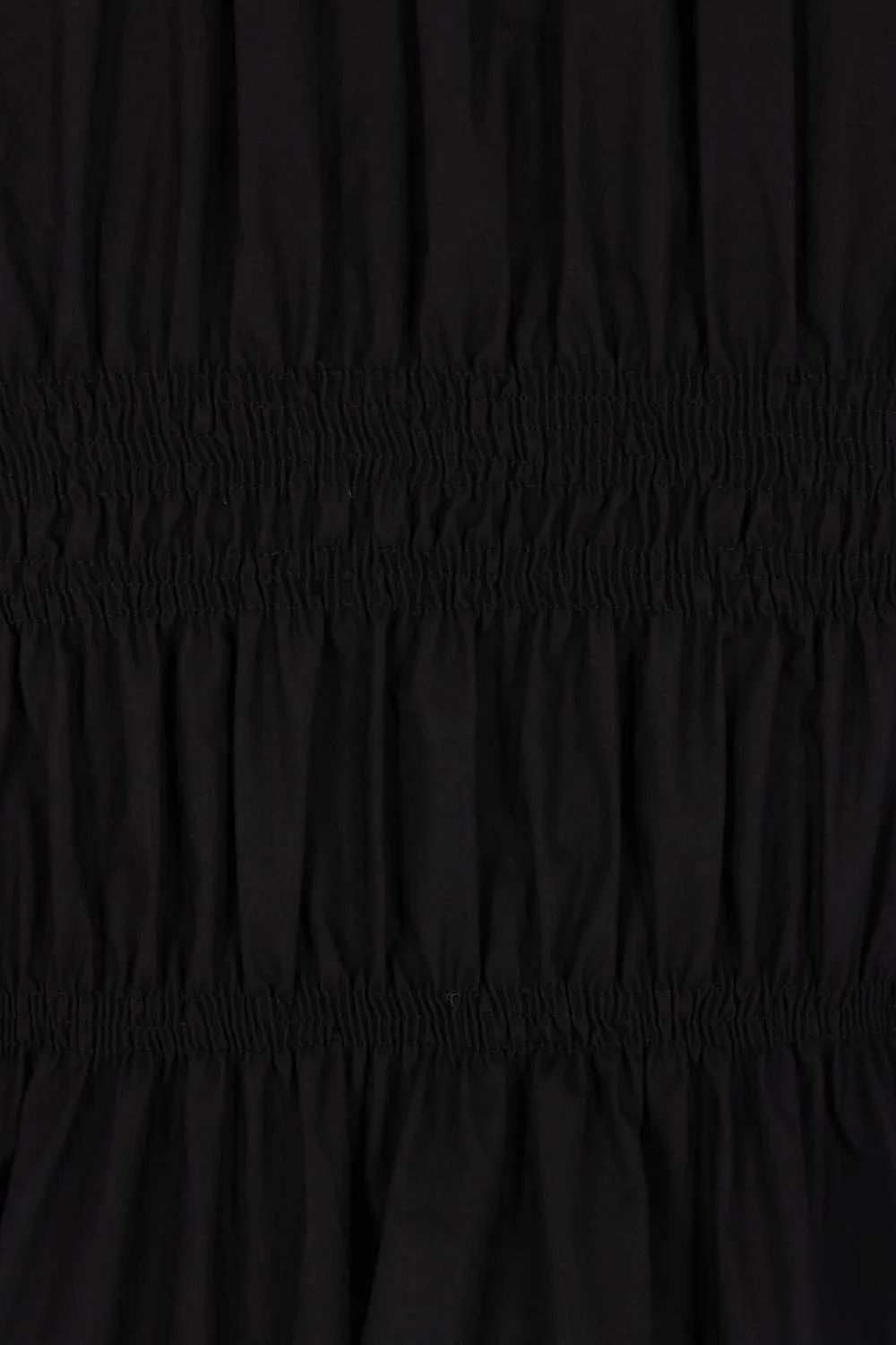 Ruched Poplin Shirt