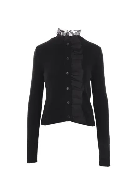 Ruffled Cardigan
