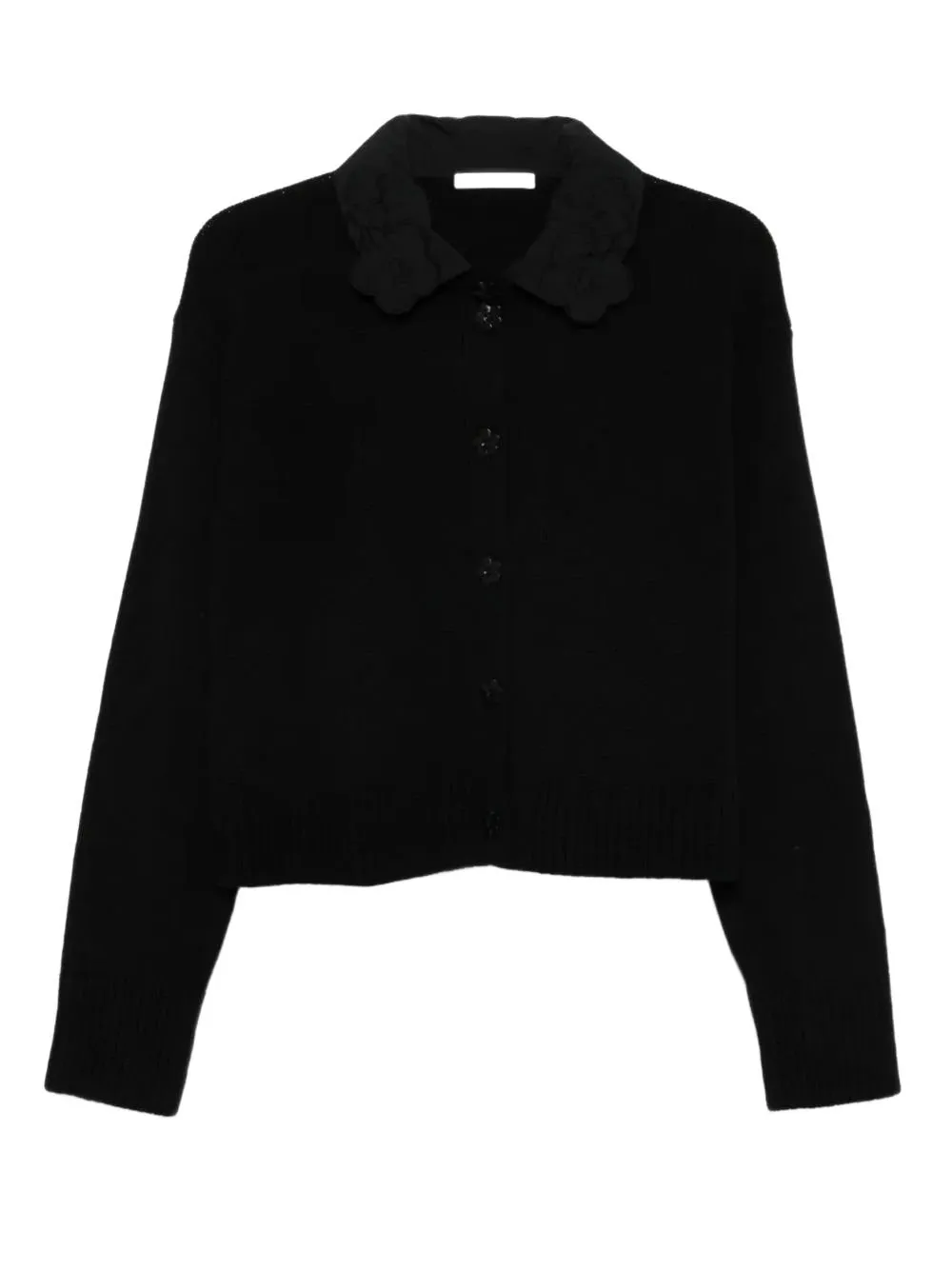 Ruffled Cardigan