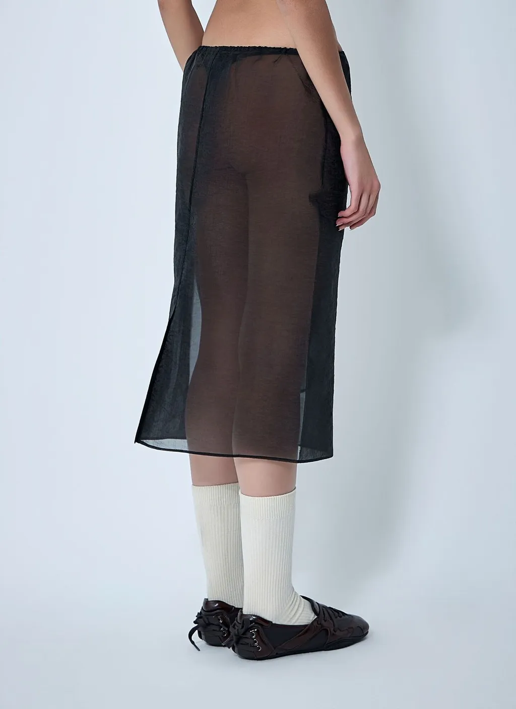 Bambi Drawstring Midi Skirt