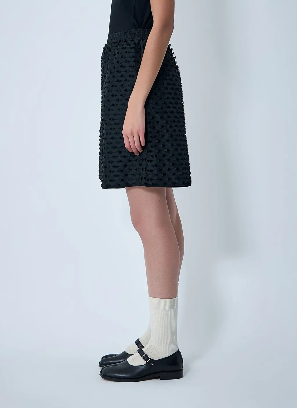 Textured Drawstring Shorts