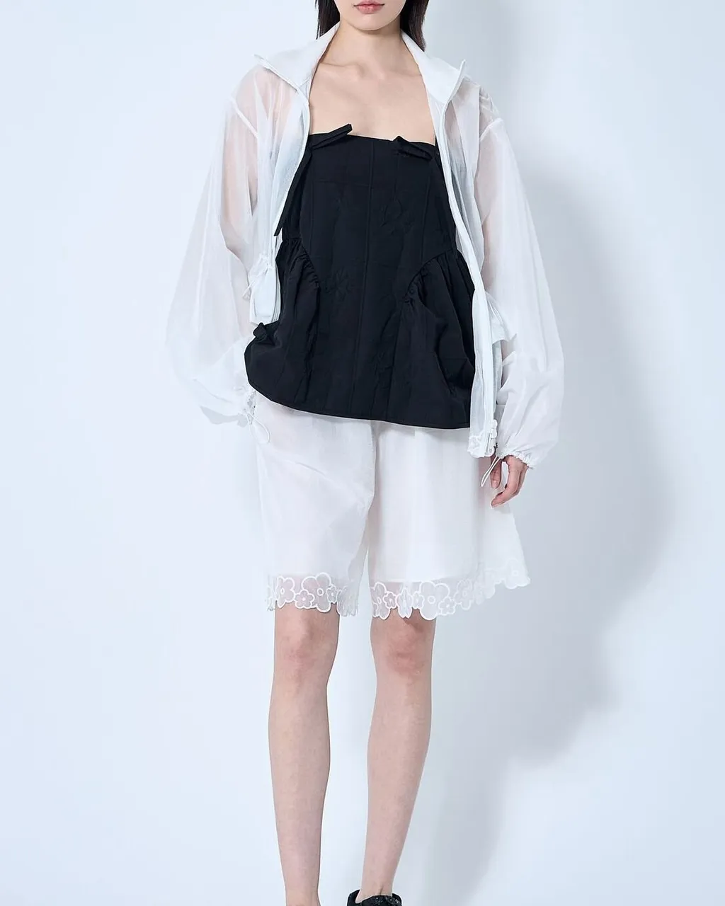 Arya Lace Trim Shorts