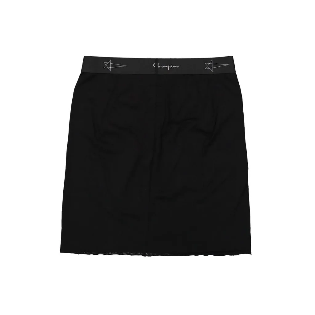 Logo Waistband Straight Skirt
