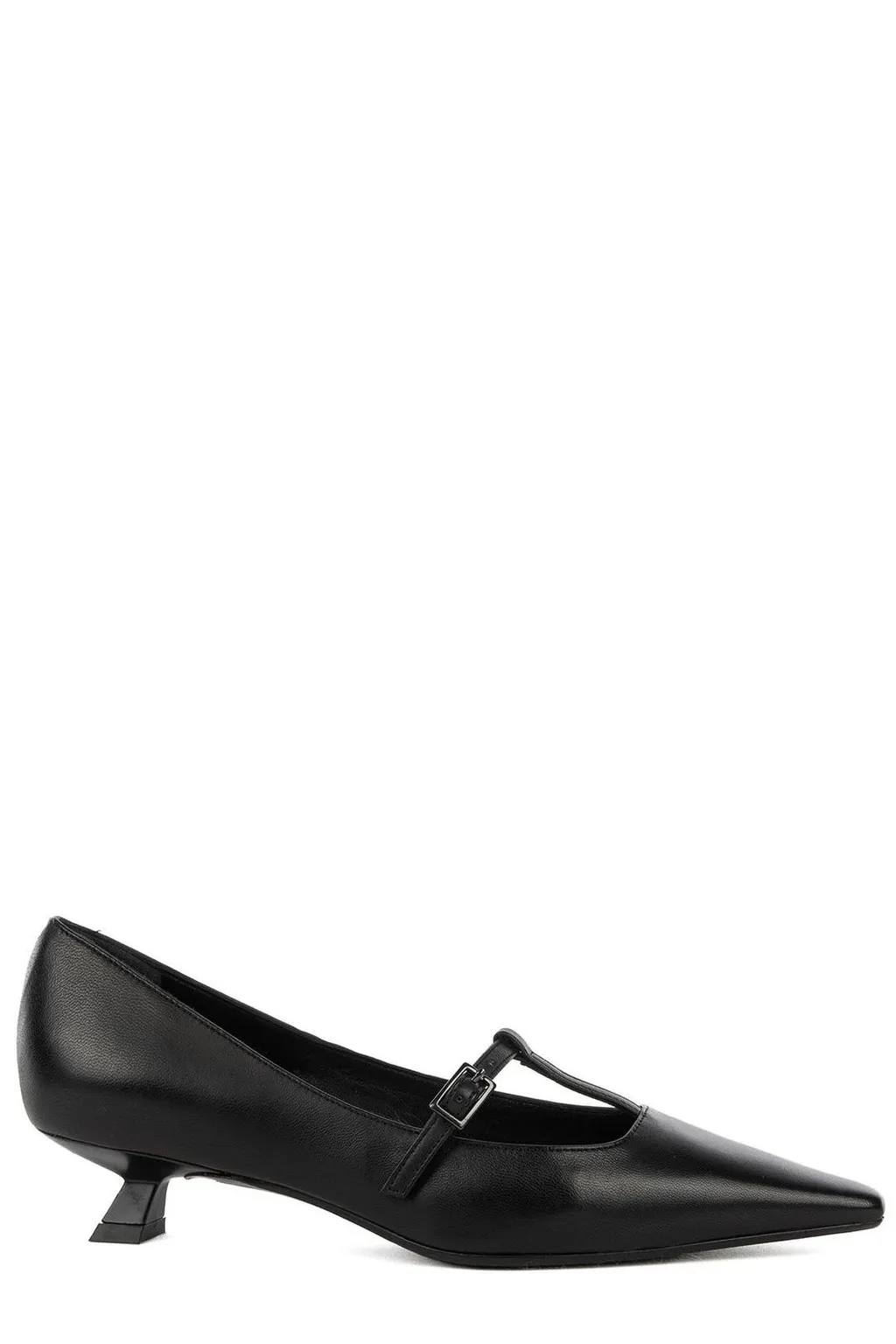 Pointed-Toe Buckle Pumps
