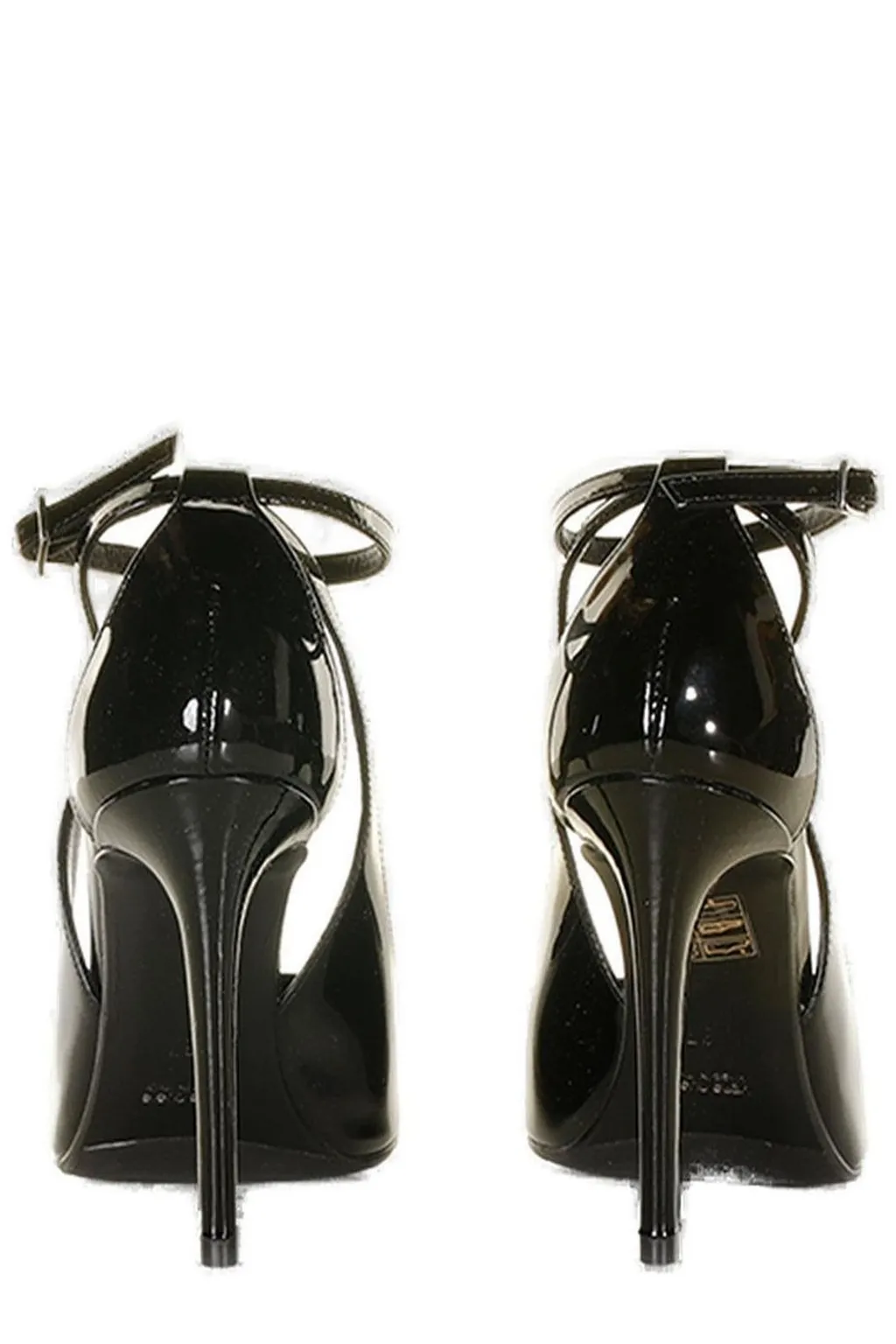 Pointed Toe Ankle Strap Pumps